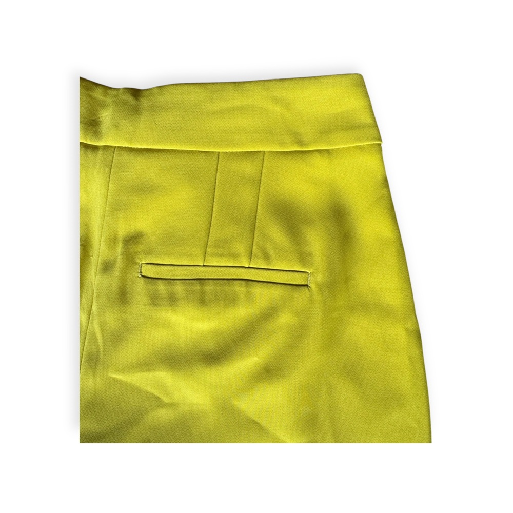Express ankle super high rise pants Stylish chinos bright hue Size 4 small new - Picture 7 of 13